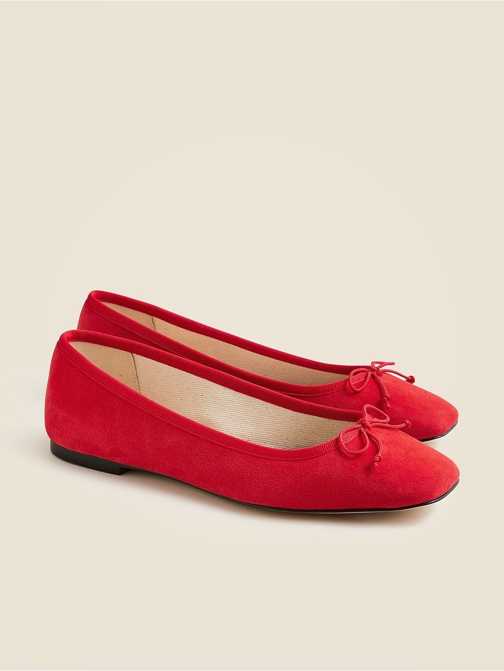 J. Crew suede Quinn Ballet Flats
